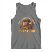 Funny The Burrito Bandito El Squatcho Tank Top Western Poncho Mexican Bigfoot - Wonder Print Shop