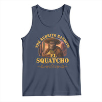 Funny The Burrito Bandito El Squatcho Tank Top Western Poncho Mexican Bigfoot - Wonder Print Shop