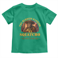 Funny The Burrito Bandito El Squatcho Toddler T Shirt Western Poncho Mexican Bigfoot - Wonder Print Shop