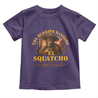 Funny The Burrito Bandito El Squatcho Toddler T Shirt Western Poncho Mexican Bigfoot - Wonder Print Shop