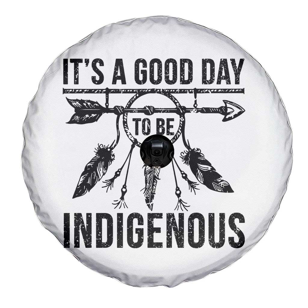 Native American Its A Good Day To Be Indigenous Spare Tire Cover Dreamcatcher Feathers - Wonder Print Shop