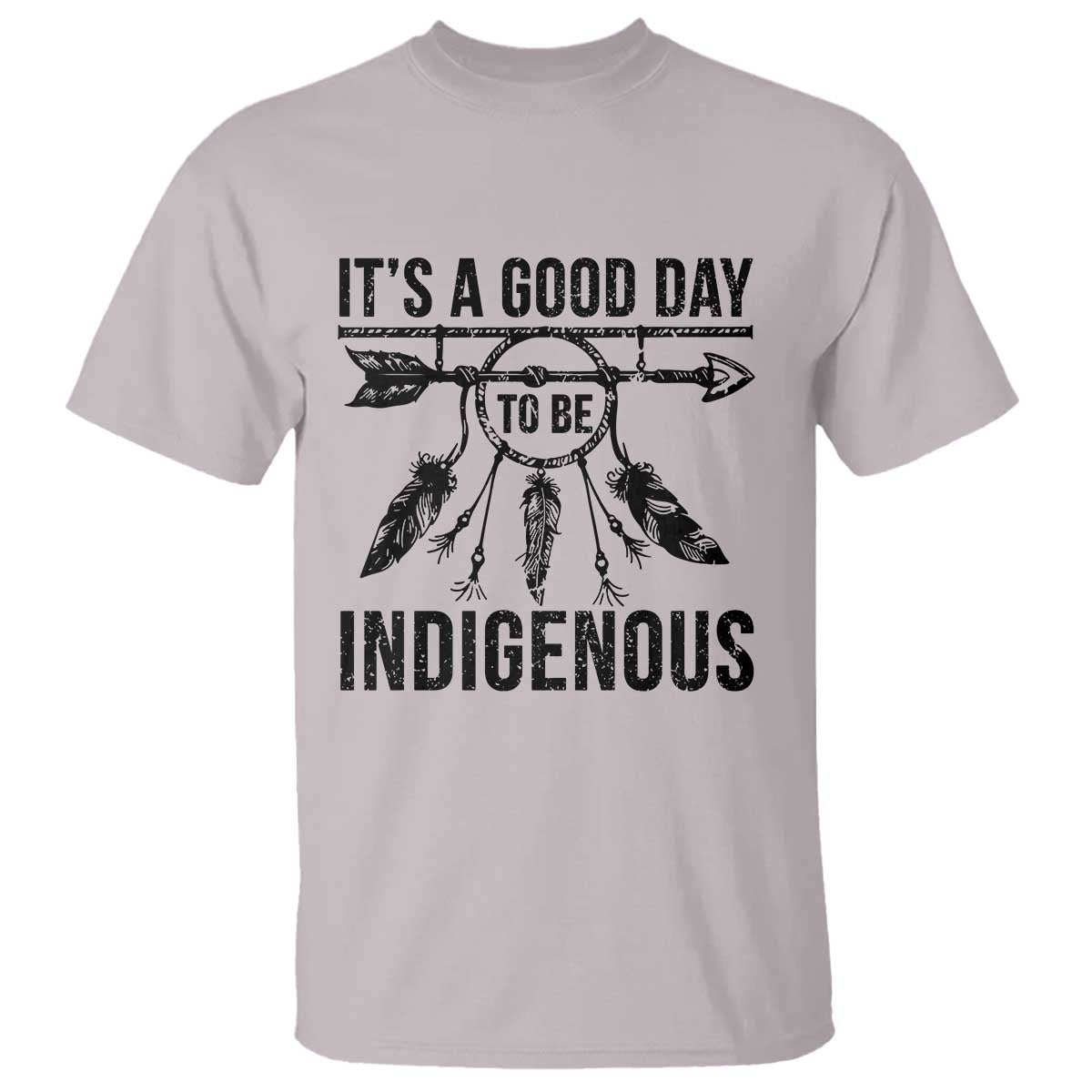 Native American Its A Good Day To Be Indigenous T Shirt Dreamcatcher Feathers - Wonder Print Shop