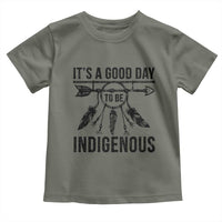 Native American Its A Good Day To Be Indigenous Toddler T Shirt Dreamcatcher Feathers - Wonder Print Shop