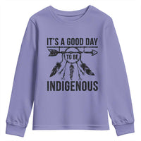 Native American Its A Good Day To Be Indigenous Youth Sweatshirt Dreamcatcher Feathers - Wonder Print Shop