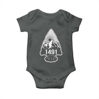 Proud Native American 1491 Pre Columbus Indigenous Arrowhead Baby Onesie - Wonder Print Shop