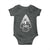 Proud Native American 1491 Pre Columbus Indigenous Arrowhead Baby Onesie - Wonder Print Shop