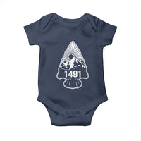 Proud Native American 1491 Pre Columbus Indigenous Arrowhead Baby Onesie - Wonder Print Shop