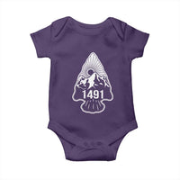 Proud Native American 1491 Pre Columbus Indigenous Arrowhead Baby Onesie - Wonder Print Shop