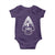 Proud Native American 1491 Pre Columbus Indigenous Arrowhead Baby Onesie - Wonder Print Shop