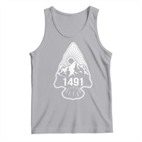 Proud Native American 1491 Pre Columbus Indigenous Arrowhead Tank Top - Wonder Print Shop