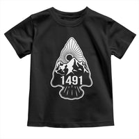Proud Native American 1491 Pre Columbus Indigenous Arrowhead Toddler T Shirt - Wonder Print Shop