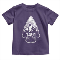 Proud Native American 1491 Pre Columbus Indigenous Arrowhead Toddler T Shirt - Wonder Print Shop