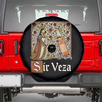 Sir Veza Beer Medieval Knight Pun Sombrero Cinco De Mayo Spare Tire Cover