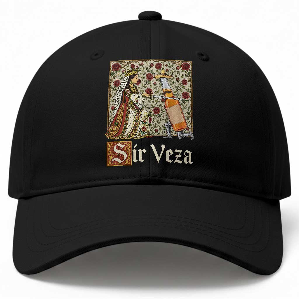 Sir Veza Beer Medieval Knight Pun Sombrero Cinco De Mayo Baseball Cap
