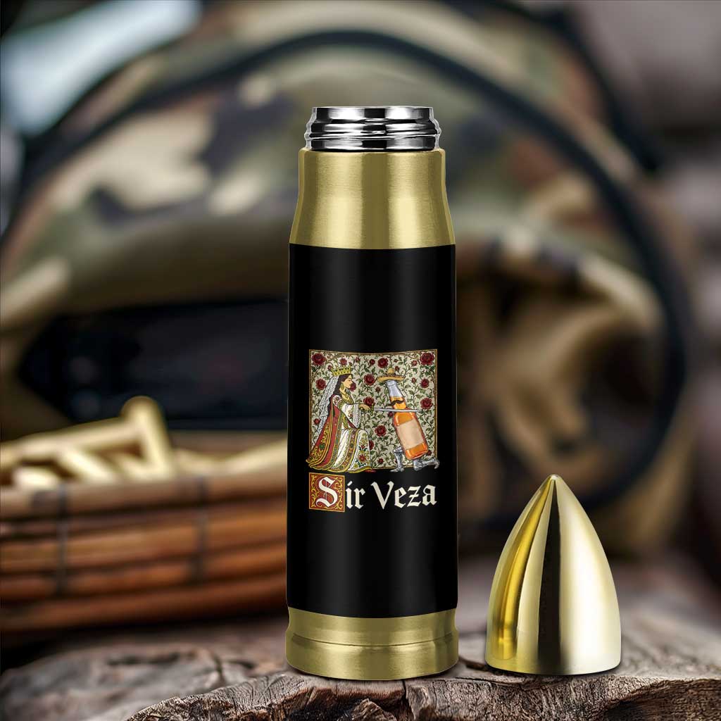 Sir Veza Beer Medieval Knight Pun Sombrero Cinco De Mayo Bullet Tumbler