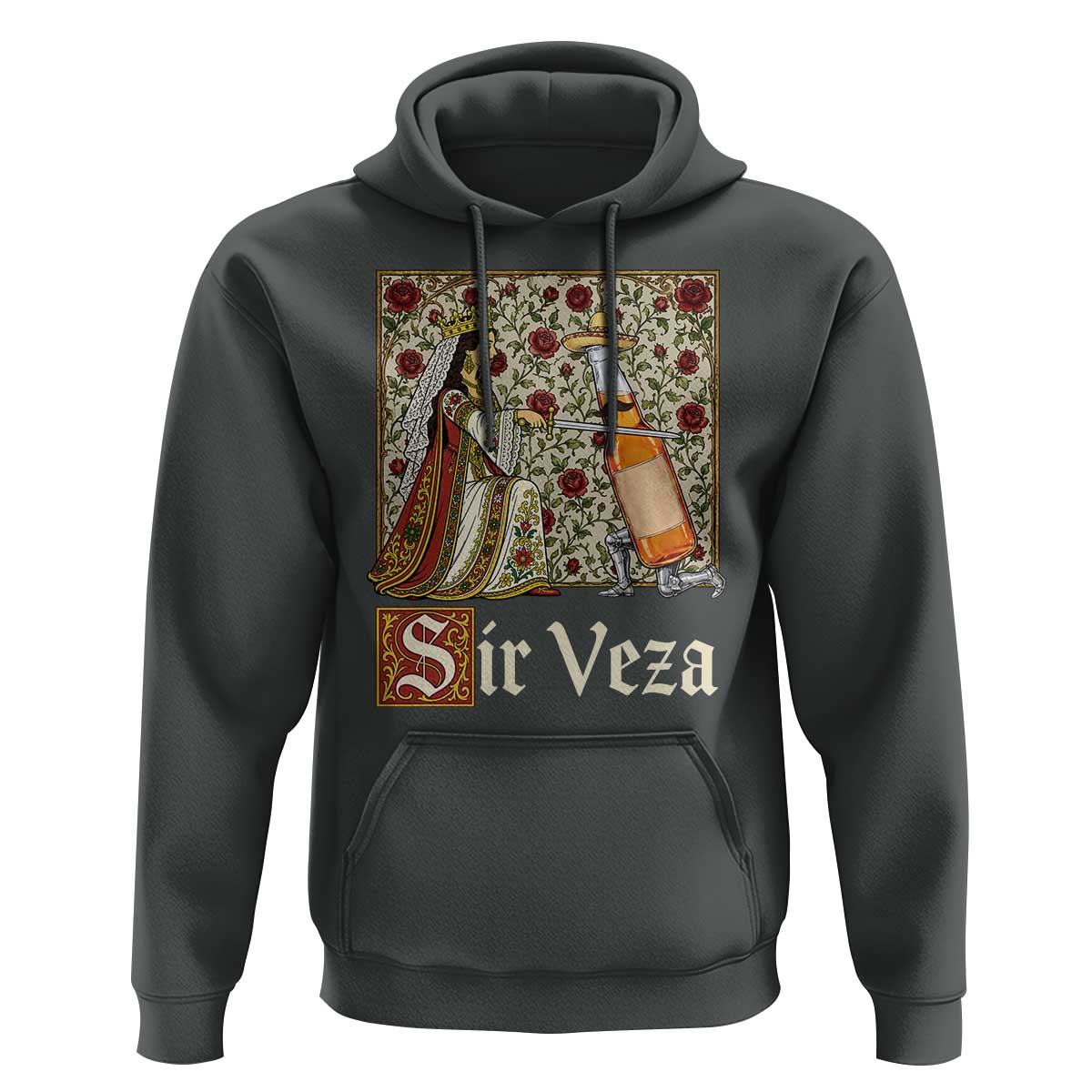 Sir Veza Beer Medieval Knight Pun Sombrero Cinco De Mayo Hoodie