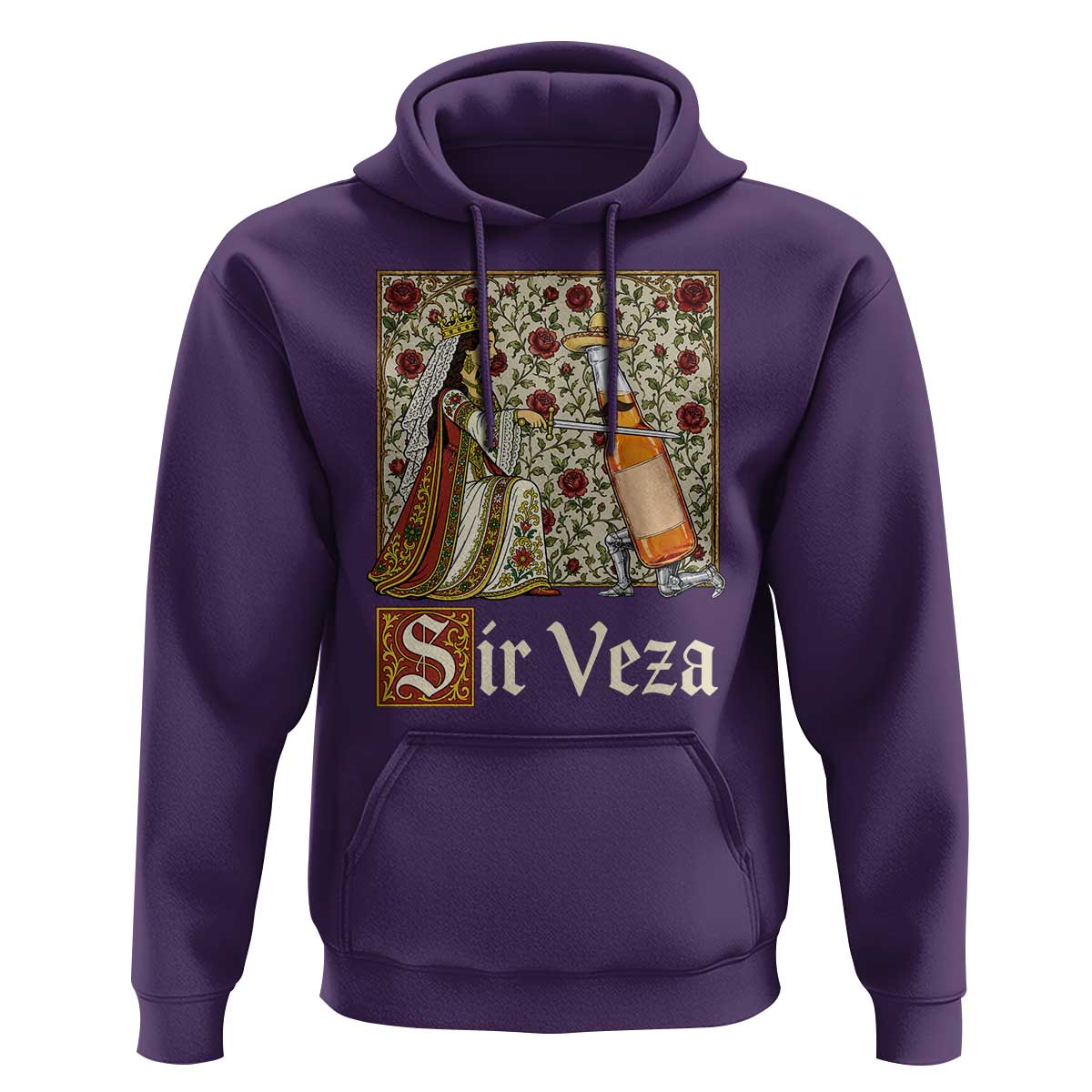 Sir Veza Beer Medieval Knight Pun Sombrero Cinco De Mayo Hoodie