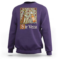 Sir Veza Beer Medieval Knight Pun Sombrero Cinco De Mayo Sweatshirt