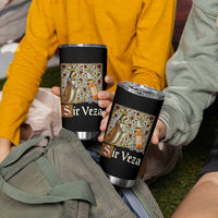 Sir Veza Beer Medieval Knight Pun Sombrero Cinco De Mayo Tumbler Cup