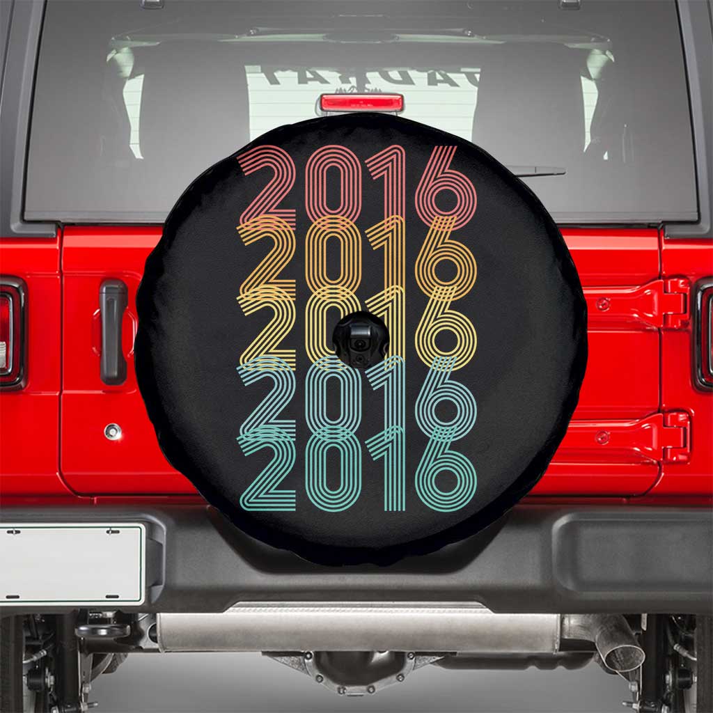 10th Birthday Spare Tire Cover Vintage 2016 Retro 10 Years Old Birthday