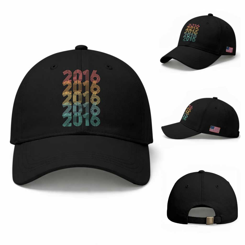 10th Birthday Baseball Cap Vintage 2016 Retro 10 Years Old Birthday