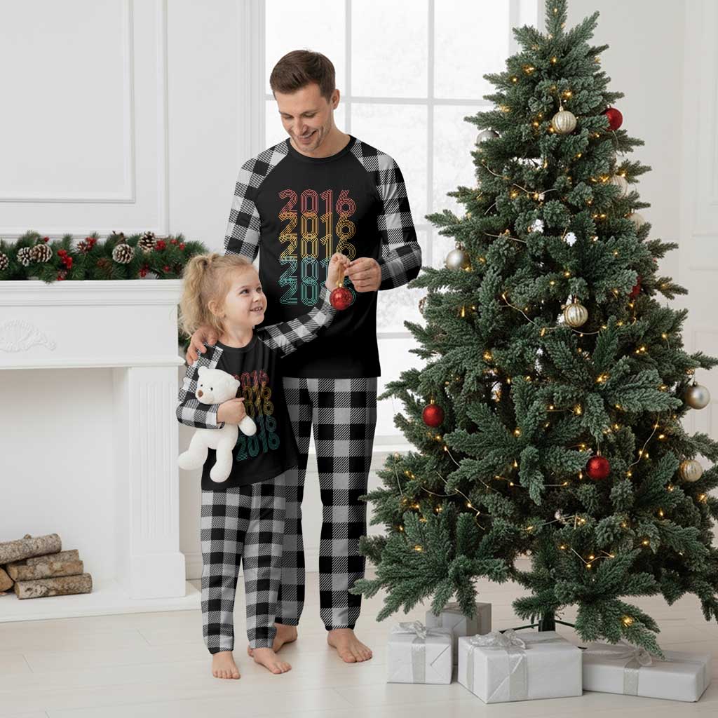 10th Birthday Plaid Pajama Set Vintage 2016 Retro 10 Years Old Birthday