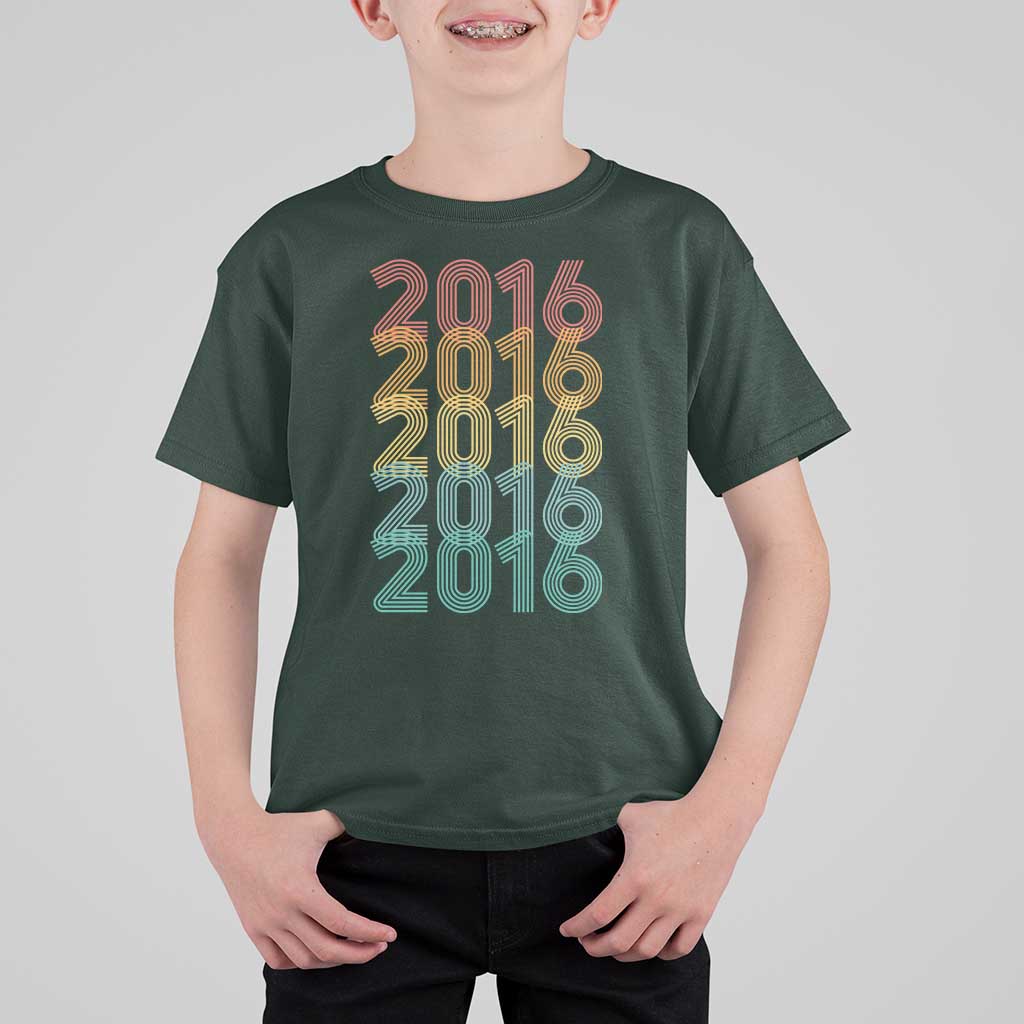 10th Birthday T Shirt For Kid Vintage 2016 Retro 10 Years Old Birthday