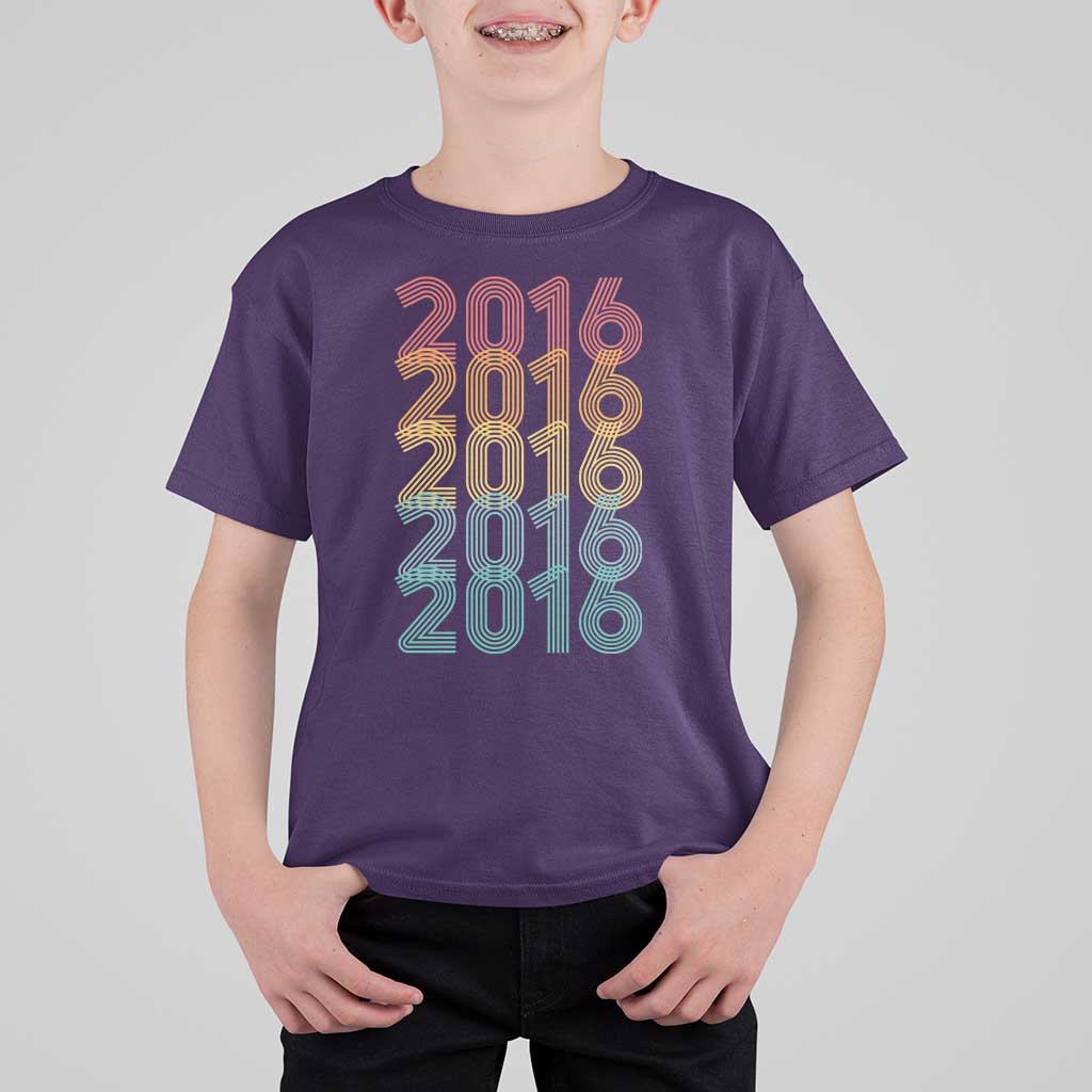 10th Birthday T Shirt For Kid Vintage 2016 Retro 10 Years Old Birthday