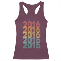 10th Birthday Racerback Tank Top Vintage 2016 Retro 10 Years Old Birthday