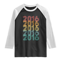 10th Birthday Raglan Shirt Vintage 2016 Retro 10 Years Old Birthday