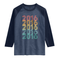 10th Birthday Raglan Shirt Vintage 2016 Retro 10 Years Old Birthday