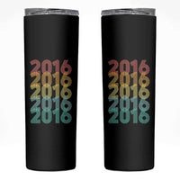 10th Birthday Skinny Tumbler Vintage 2016 Retro 10 Years Old Birthday