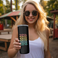 10th Birthday Skinny Tumbler Vintage 2016 Retro 10 Years Old Birthday
