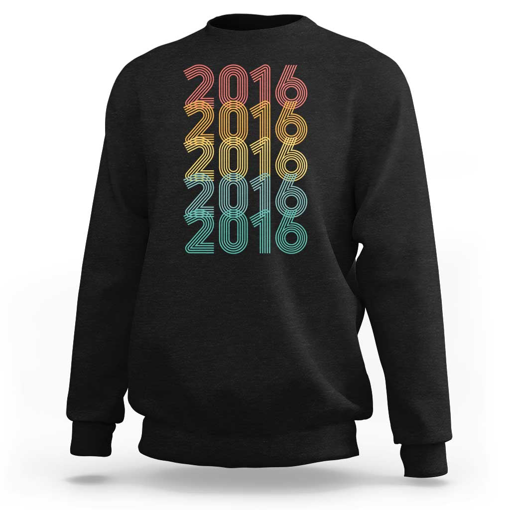 10th Birthday Sweatshirt Vintage 2016 Retro 10 Years Old Birthday