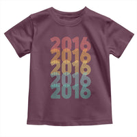 10th Birthday Toddler T Shirt Vintage 2016 Retro 10 Years Old Birthday