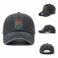 10th Birthday Washed Cotton Baseball Cap Vintage 2016 Retro 10 Years Old Birthday