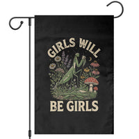 Girls Will Be Will Girls Praying Mantis Feminist Entomologist Garden Flag