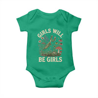 Girls Will Be Will Girls Praying Mantis Feminist Entomologist Baby Onesie