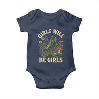 Girls Will Be Will Girls Praying Mantis Feminist Entomologist Baby Onesie