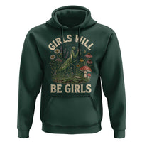Girls Will Be Will Girls Praying Mantis Feminist Entomologist Hoodie