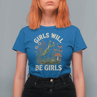 Girls Will Be Will Girls Praying Mantis Feminist Entomologist T Shirt For Women