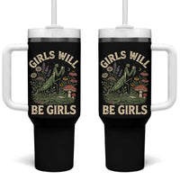Girls Will Be Will Girls Praying Mantis Feminist Entomologist Tumbler With Handle