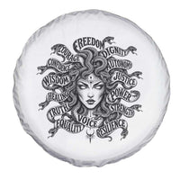 Feminist Medusa Power Snake Wisdom Equality Goth Spare Tire Cover