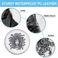Feminist Medusa Power Snake Wisdom Equality Goth Spare Tire Cover