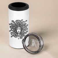 Feminist Medusa Power Snake Wisdom Equality Goth 4 in 1 Can Cooler Tumbler