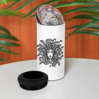 Feminist Medusa Power Snake Wisdom Equality Goth 4 in 1 Can Cooler Tumbler