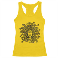 Feminist Medusa Power Snake Wisdom Equality Goth Racerback Tank Top