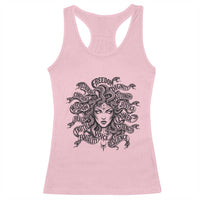 Feminist Medusa Power Snake Wisdom Equality Goth Racerback Tank Top