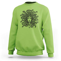 Feminist Medusa Power Snake Wisdom Equality Goth Sweatshirt