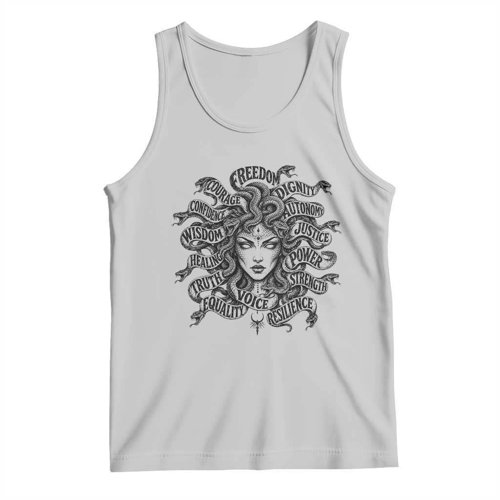 Feminist Medusa Power Snake Wisdom Equality Goth Tank Top